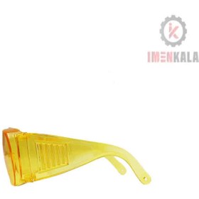 تصویر عینک ایمنی تک پلاست سفید مدل TP-E001 