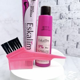 تصویر اسکالیم رنگ مو کیت بدون آمونیاک 3 – Eskalim Free-Ammonia Hair Color Kit 3 