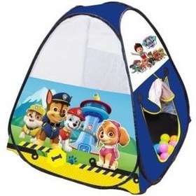 تصویر چادر بازی کودک طرح پاو پاترول سایز 125 - 125 Children's play tent, Paw Patrol design, size 125-125