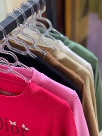 تصویر بلوز گلدوزی Dior - مشکی 