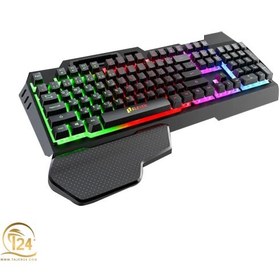 تصویر کیبورد مخصوص بازی الون مدل GK-102 Eleven GK-102 Wired Gaming Keyboard