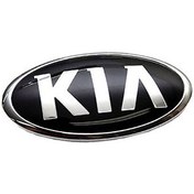 تصویر آرم جلو پنجره سراتو سایپا برند اصلی جنیون پارت 