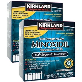 تصویر محلول موضعی مردانه کرکلند ماینوکسیدل 5% رویش مجدد مو و ضد ریزش مو Kirkland Minoxidil 5% Topical for Men 