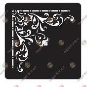 تصویر فایل وکتور شابلون حاشیه اسلیمی(کد773) 