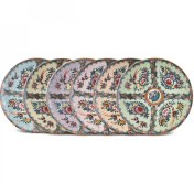 تصویر سرویس شیرینی خوری 6 پارچه کاراجا هامونیا رنگی 