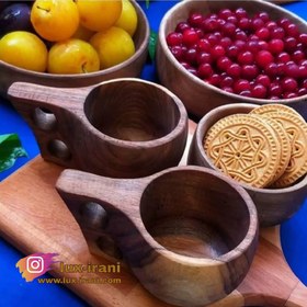 تصویر لیوان چوبی کوکسا 