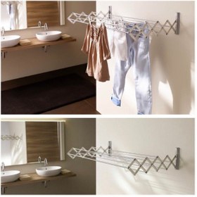 تصویر بند رخت آپارتمانی کشویی هلگا 