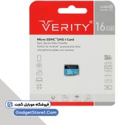 تصویر کارت حافظه microSDHC وریتی ظرفیت 16 گیگابایت با گارانتی مادام العمر 