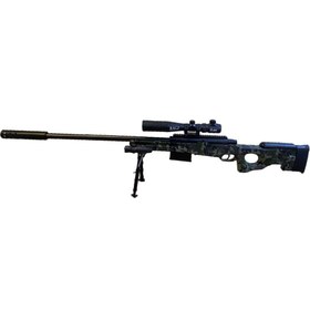 تصویر تفنگ تک تیرانداز تیرژله ای مدل AWM sniper rifle G800 134CM Jelly Bullet Water Gun 