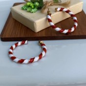 تصویر گوشواره کریسمسی سبک و زیبا 