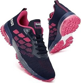 تصویر Akk Akk Women Air Shoes Running Sneakers Tennis Walking Shoes Mesh Breathable Gym Work Fashion Sneakers 