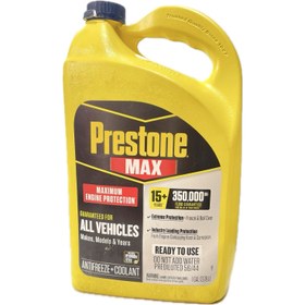 تصویر ضد یخ پرستون مناسب ماشین هیبرید Prestone® MAX All Vehicles Antifreeze + Coolant 