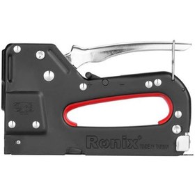 تصویر منگنه کوب دستی رونیکس ساخت تایوان-مشکی رونیکس مدل RH-4803 ا RONIX RH-4803 Industrial Stapler RONIX RH-4803 Industrial Stapler