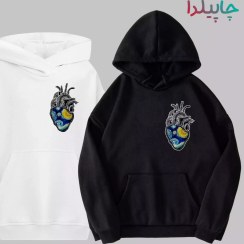 تصویر هودی ست با طرح قلب ونگوگ 