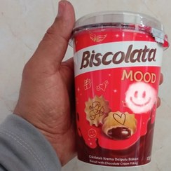 تصویر بیسکولاتا مود شکلاتی قرمز ۱۲۵ گرم 