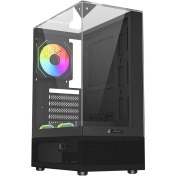 تصویر کیس کامپیوتر لاجیکی C293B ARGB Mid Tower مشکی Logikey C293B ARGB Mid Tower Black Computer Case