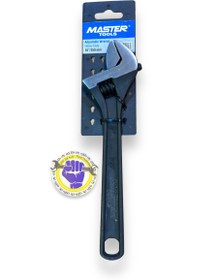 تصویر آچار فرانسه 10 اینچ مشکی مستر تولز (Master Tools) مدل MT210-10 