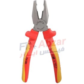 تصویر انبردست لیکوتا مدل APT-37001A عایق 1000 ولت LICOTA COMBINATION PLIERS 160MM VDE APT-37001A