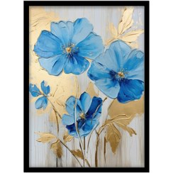 تصویر تابلو مدل نقاشی مدرن گل کد 3352 | تابلو فریم‌چاپ، تابلو بوم 