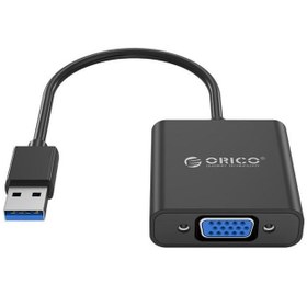 تصویر مبدل یو اس بی به وی جی ای اوریکو ORICO UTV-BK USB3.0 TO VGA ADAPTER 