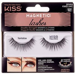 تصویر مژه‌های مغناطیسی مشکی برند kiss Magnetic Lashes Black