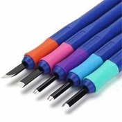 تصویر مغار دسته پلاستیکی ۵ عددی طرح ساکورا 