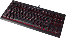 تصویر کیبورد گیمینگ کورسیر Corsair K63 Compact Backlit Red Corsair K63 Compact Backlit Red