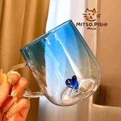 تصویر ست ماگ قلبی (مجموعه 2 عددی) 