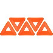 تصویر مانع فوتبال مدل مثلثی بسته 5 عددی 