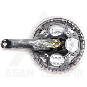 تصویر طبق قامه ۳ سرعته شیمانو SHIMANO Deore FC-M443 3 x 9 Speed CrankSet 