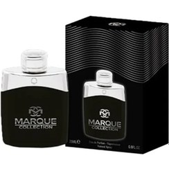 تصویر عطر ادکلن مردانه مون بلان لجند فراگرنس ورد مارکویی کالکشن کد 110 (Fragrance World Marque Mont Blanc Legend) حجم 25 میل Fragrance world Marque Collection no.110 Mont Blanc Legend