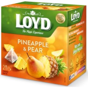 تصویر دمنوش گیاهی لوید با طعم آناناس و گلابی 20 عددی Loyd Pineapple and Pear tea 