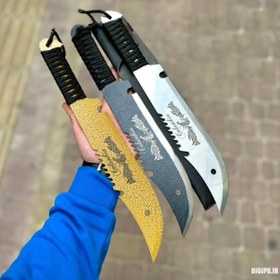 تصویر چاقوی شکاری ۴۰ سانتی ضد زنگ با غلاف 