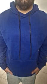 تصویر هودی بیسیک آبی 