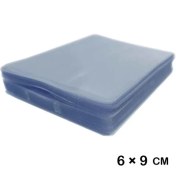 تصویر کاور پلاستیکی کارت سایز 6 × 9 سانتی متر بسته 100 عددی Card Cover 9 × 6 cm
