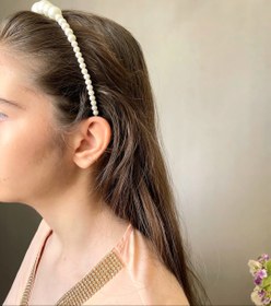 تصویر تل سر مجلسی مرواریدی 