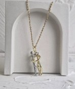 تصویر گردنبند استیل دوستی 