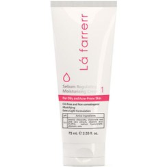 تصویر کرم مرطوب کننده و آبرسان لافارر 1 مخصوص پوست چرب Lafarrerr Sebum Regulating Moisturizing Cream