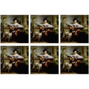 تصویر زیربشقابی مدل U1-42711 بسته 6 عددی 