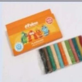 تصویر خمیر12رنگ مقوایی پالمو 