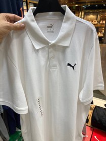 تصویر پلو شرت مردانه سفید پوما 02-679107 - XL Puma Essential Pique Polo White 679107-02