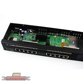 تصویر روتر شبکه 10 پورت میکروتیک مدل RB3011UiAS-RM ا RB3011UiAS-RM SFP Ethernet Gigabit Router RB3011UiAS-RM SFP Ethernet Gigabit Router