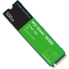 تصویر حافظه اس اس دی وسترن دیجیتال گرین مدل SN350 WDS500G2G0C با ظرفیت 500 گیگابایت ا Western Digital Green SN350 WDS500G2G0C 500GB PCIe M.2 NVMe SSD Western Digital Green SN350 WDS500G2G0C 500GB PCIe M.2 NVMe SSD