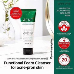 تصویر فوم شستشوی ضد جوش میراکل سام بای می SOME BY MI MIRACLE ACNE CLEAR FOAM 100 ML