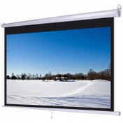 تصویر پرده نمایش دستی پروژکتور Scope سایز 200x 200 Scope projector screen