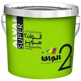 تصویر رنگ الوان نیمه پلاستیک درجه 2 سوپر (12 کیلوی) + اشانتیون 