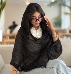 تصویر شال مشکی 
