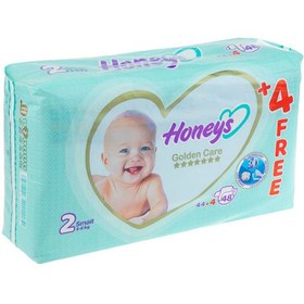 تصویر هانيز پوشک سايز 2 44 عدد Honeys Baby Diapers Size2 44 Pcs