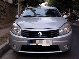 تصویر رنو ساندرو مدل 1395 ا Renault Sandero automatic Renault Sandero automatic