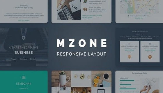 خرید و قیمت قالب خبرنامه و ایمیل Mzone | ترب